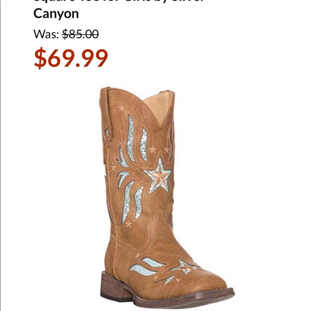 New Silver Canion Boots size 5 👠kids!